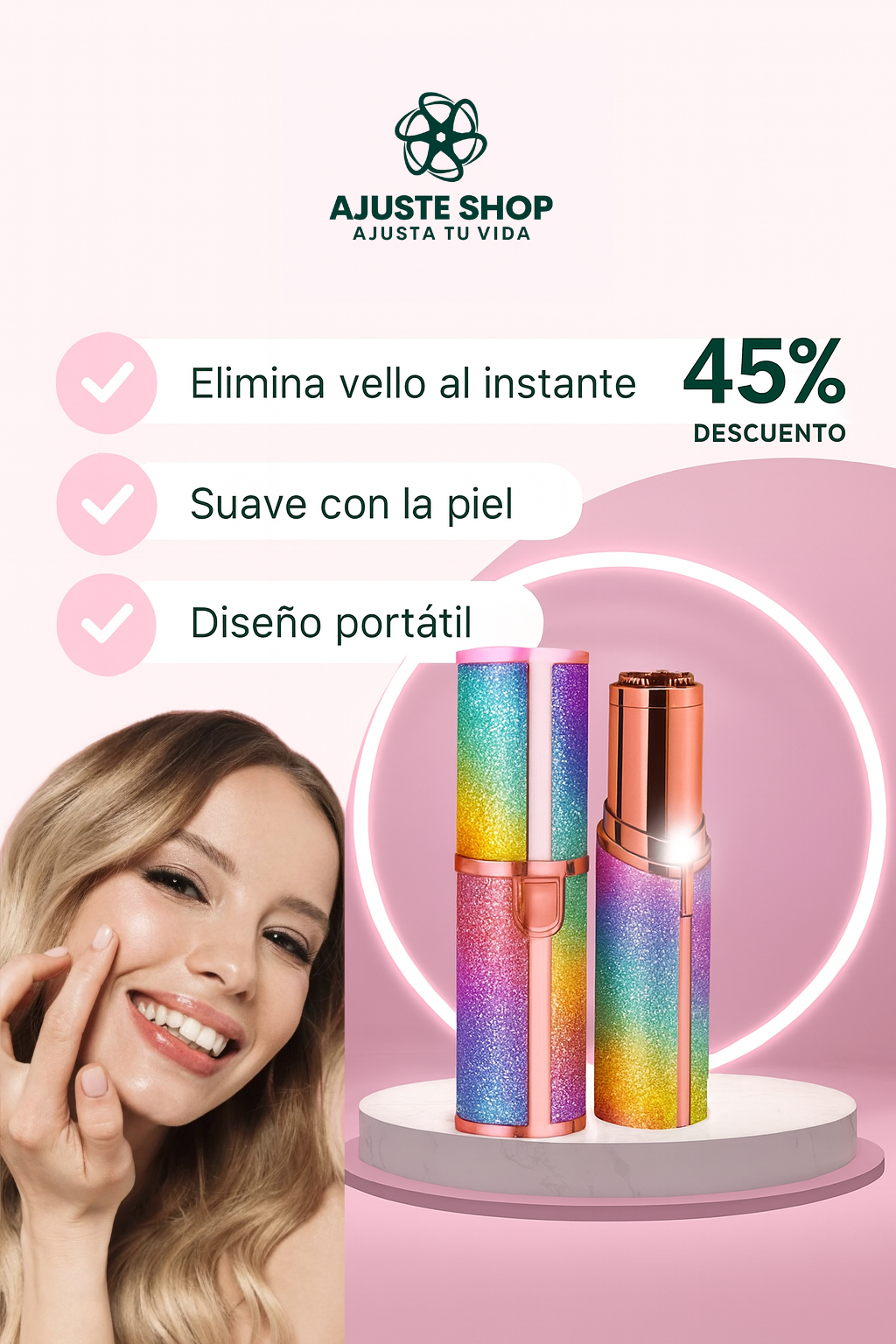 Depiladora Facial Portátil