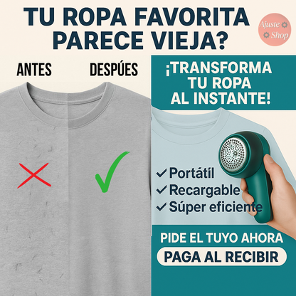 Quitapelusas Eléctrico Recargable